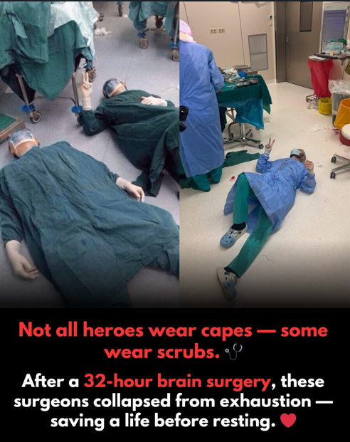 ३२ घण्टे शल्यक्रियापछि भुइँमा ढलेका दुई न्युरो सर्जन:मानवता र वीरताको तस्वीर 