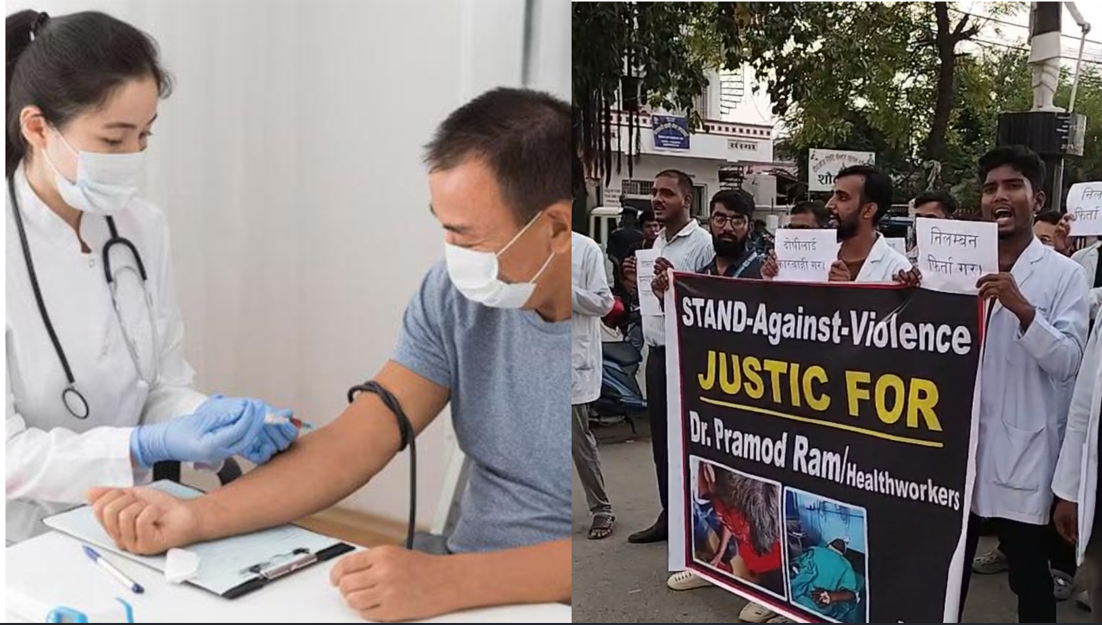 चिकित्सक असुरक्षित हुँदा उपचार कसले गर्ने ?  अस्पताल बन्द हुँदा बिरामी कहाँ जाने ? :आकस्मिकबाहेक देशभरका सबै स्वास्थ्य संस्था ठप्प