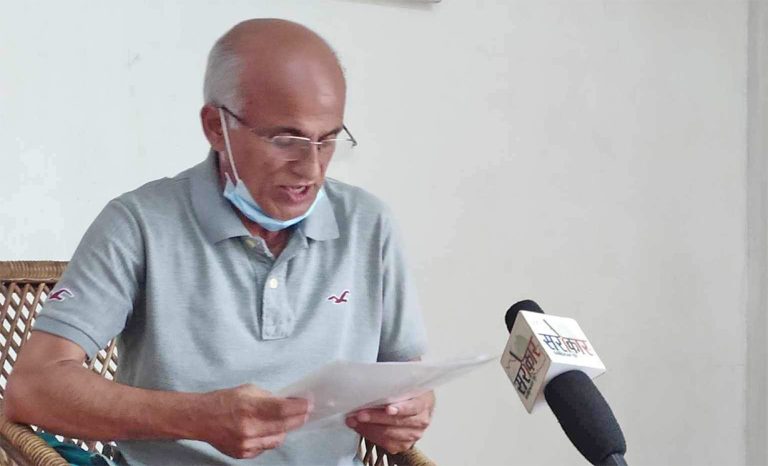 Prof. Dr. Govinda KC begins his Satyagraha after reaching Geta Medical College
