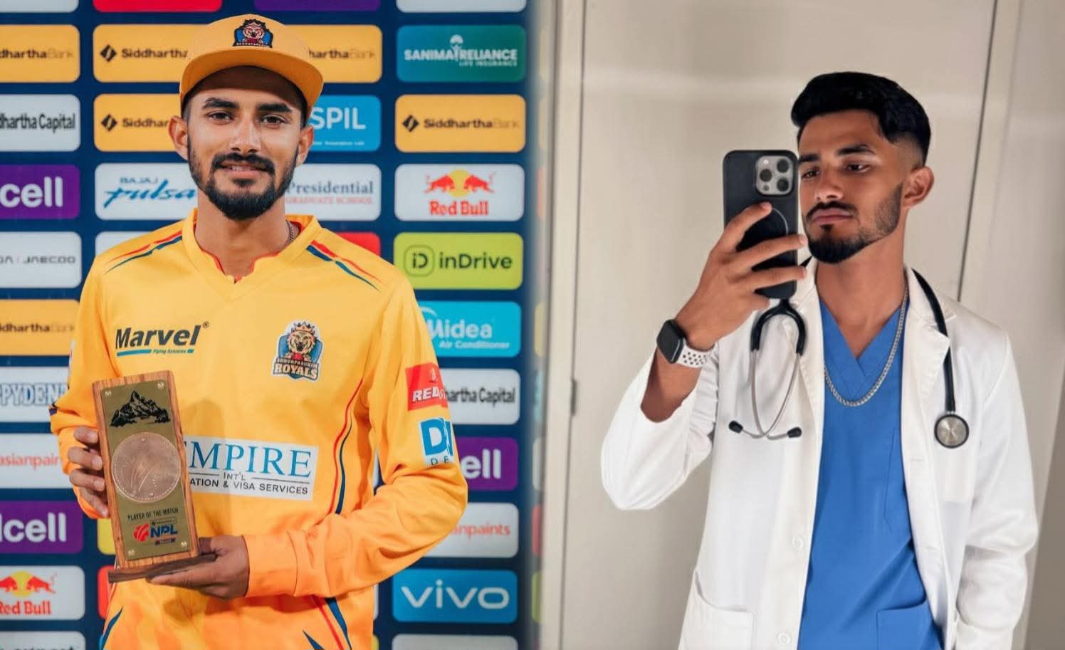 क्रिकेट मैदानमा डा. इशान पाण्डेको धमाकेदार प्रदर्शन