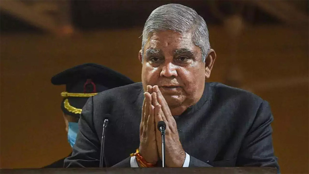 भारतका उपराष्ट्रपति जगदीप धनखडले स्वास्थ्यका कारण दिए राजीनामा