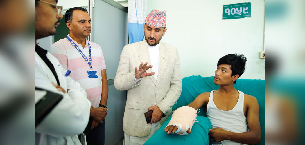 गोली लागेका युवाको मागः उपचार मात्र होइन, भविष्यको ग्यारेन्टी पनि चाहिन्छ