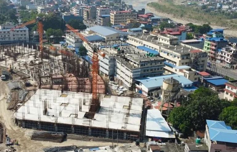 लुम्बिनी प्रादेशिक अस्पतालको १२ तले भवन निर्माण तीव्र