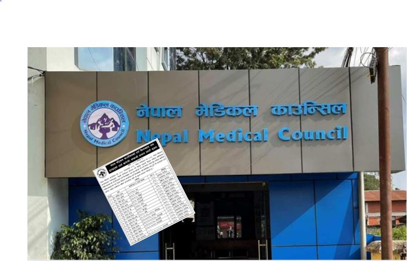 १७ जना डाक्टरको नाम दर्ता  खारेज (सूचीसहित)