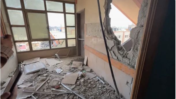 Four attacks by Israel on Nasser Hospital