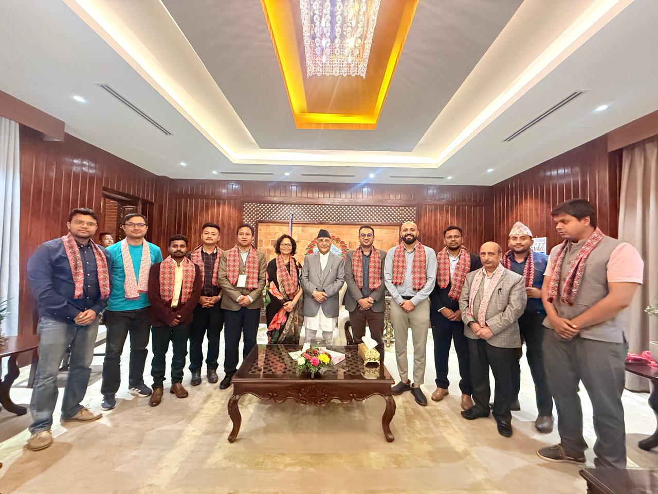 प्रधानमन्त्री ओलीसँग राष्ट्रिय चिकित्सक संघको भेटवार्ता