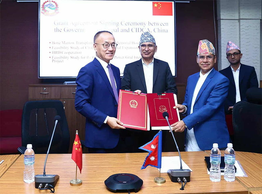 चीनले भरतपुर क्यान्सर अस्पताल, सिभिल अस्पताल विस्तार र रसुवागढी–केरुङ ट्रान्समिसन लाइनमा सहयोग गर्ने