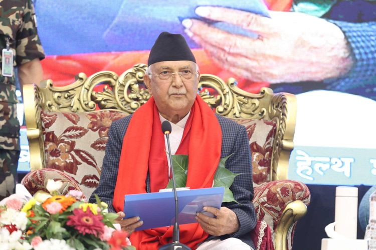 निरोगी नेपालका लागि जनचेतना अपरिहार्य : प्रधानमन्त्री ओली