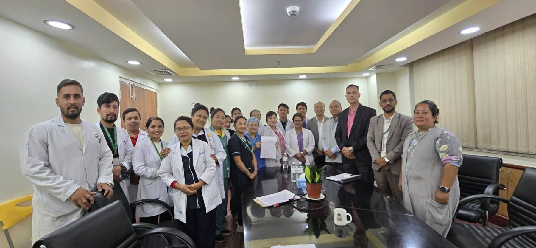 ग्रान्डी अस्पतालका नर्सहरुलाई न्यायोचित पारिश्रमिक दिने निर्णय— आन्दोलन पक्ष र प्रशासनबीच सहमति