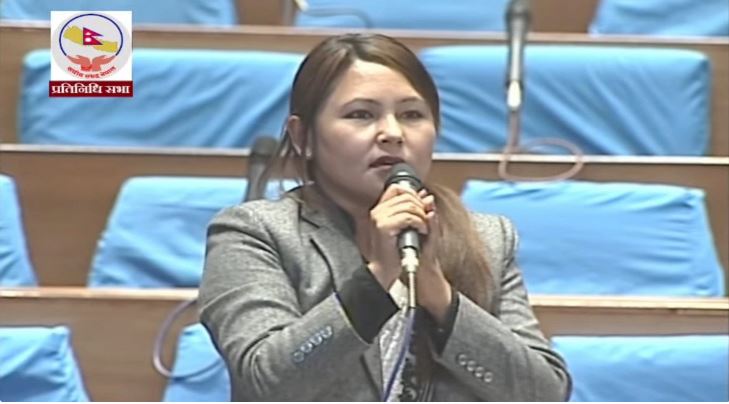 The demand for nutritious snacks and allowances for security personnel raised in Parliament by MP Bina Lama