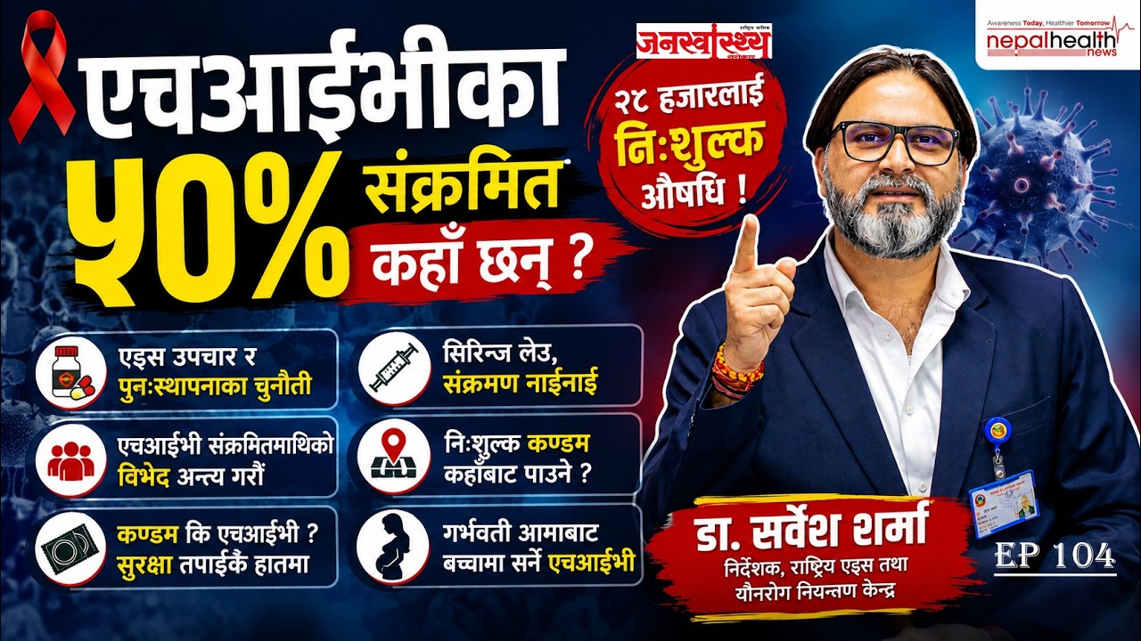 कण्डम कि एचआईभी, करिब ५० प्रतिशत एचआईभी संक्रमित खै ?