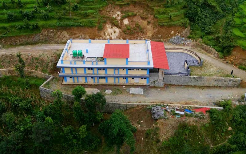 काठेखोलामा पाँच शय्याको आधारभूत अस्पताल निर्माण सम्पन्न