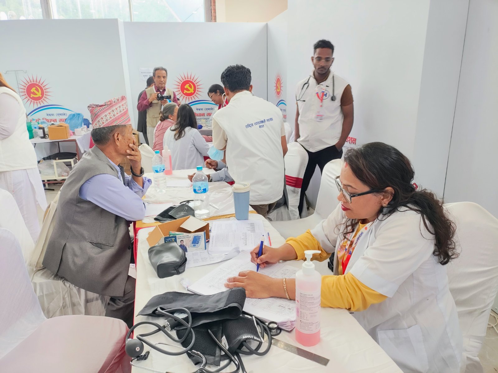 एमाले विधान महाधिवेशनमा धेरैजसो प्रतिनिधिमा उच्च रक्तचाप र मधुमेह देखियो