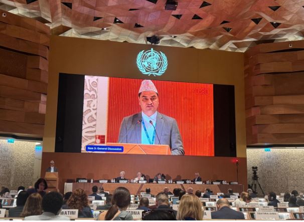 स्वास्थ्य चुनौतीमा विश्व सहकार्य अपरिहार्य : मन्त्री पौडेल